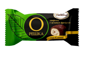 Конфета Конфета Решка с цельным фундуком со вкусом сливок