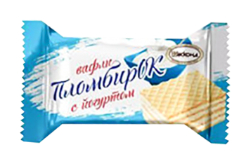 Конфета Вафли ПломбирОк с йогуртом