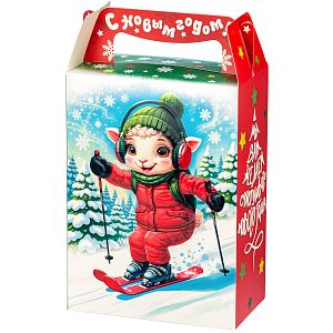 Новогодний подарок Горнолыжник